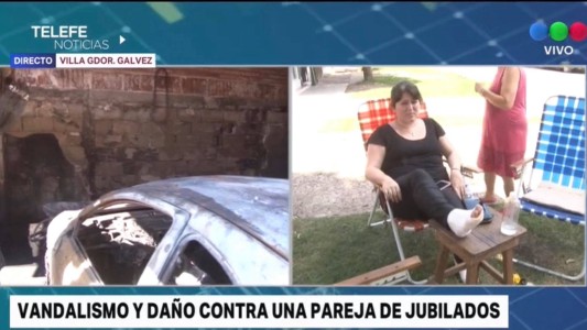 Vandalismo en Villa Gobernador Gálvez: incendiaron la vivienda de una pareja de jubilados