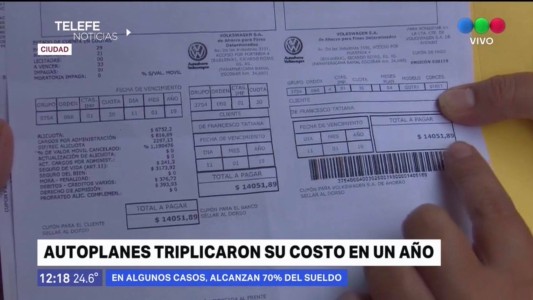 Autoplanes: las cuotas se triplicaron en un año