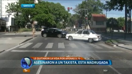 Santa Fe: paro total de taxis y remises por el asesinato de un chofer