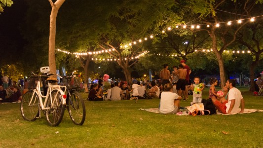 El parque del Mercado del Patio recibe al último picnic nocturno del año