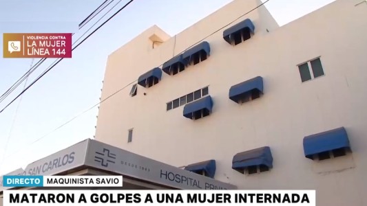Estaba internada por una enfermedad y su marido la mató a golpes