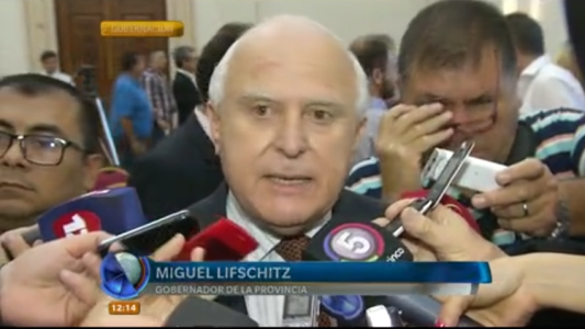 Lifschitz: "Repudiamos la violencia excesiva de ayer"