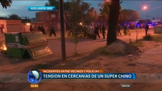 Intentos de saqueos: incidentes entre vecinos y la policía