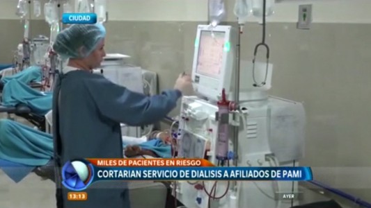 Preocupación de afiliados al PAMI por un posible corte del servicio de diálisis