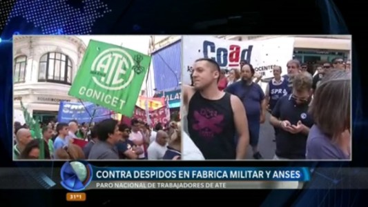 Paro y movilización de ATE: denuncian más de 1200 despidos