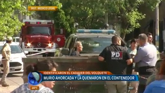 Fue identificado el cuerpo de la mujer hallada sin vida y con quemaduras en un volquete