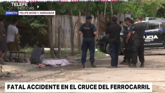 Fatal accidente: murió al ser atropellado por un tren en zona oeste