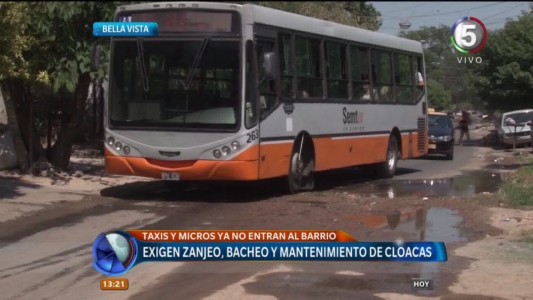 Vecinos de Bella Vista reclaman obras de mantenimiento para el barrio