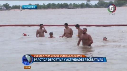 Colonia "Los Pececitos": playa, deporte e inclusión en La Florida