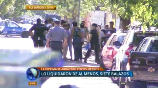 Un hombre fue asesinado de siete balazos en la espalda