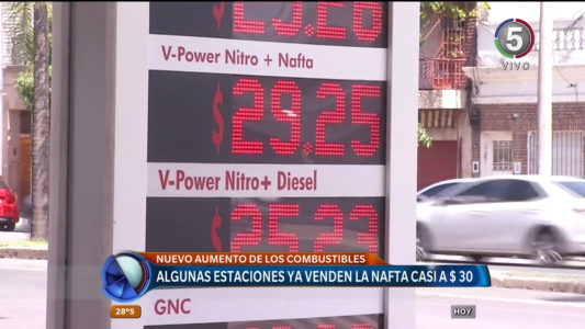 Nuevo aumento en el precio de las naftas golpea al bolsillo