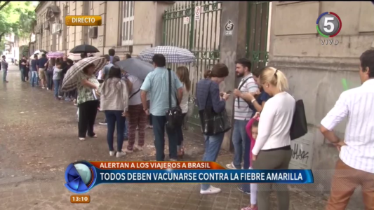 Atención turistas: para ir a Brasil, hay que vacunarse contra la fiebre amarilla