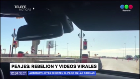 Automovilistas se niegan a pagar el peaje por el mal estado de la ruta nacional 9