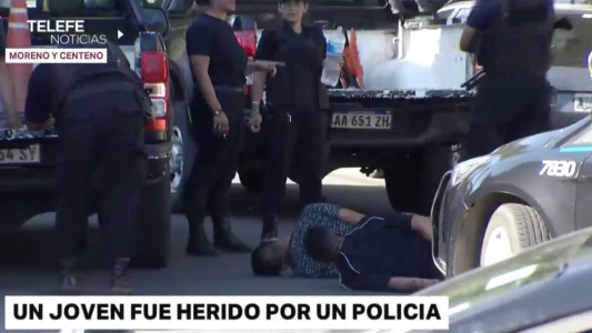 Un joven resultó herido por la policía en un confuso episodio