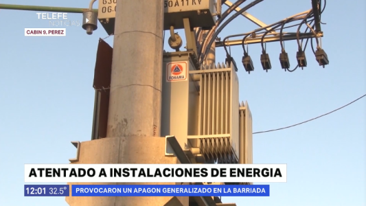 Balearon columnas de media tensión y dejaron una barriada sin luz