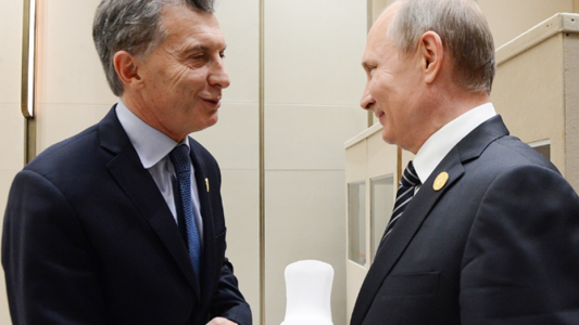 Mauricio Macri se reúne con Putin en Rusia
