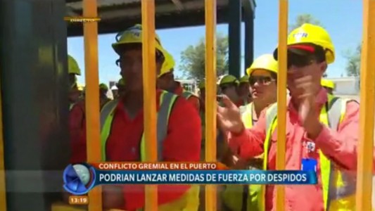 Conflicto gremial en el puerto de Rosario por el despido de un trabajador