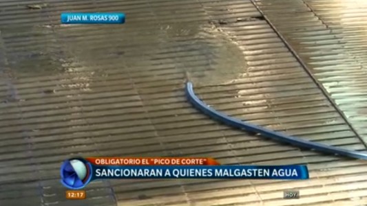 Realizan una campaña para el cuidado del agua y sancionarán a quienes la malgasten