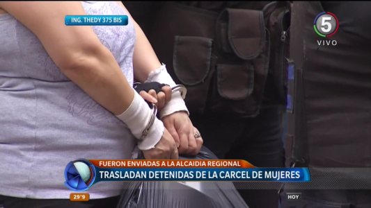 Trasladaron a las internas de la Unidad 5 a la nueva Alcaidía regional