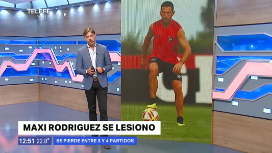 Maxi Rodríguez se lesionó y se perderá varios partidos
