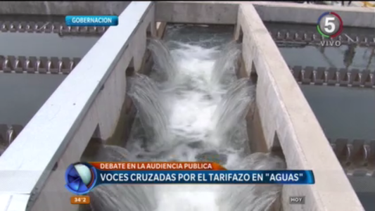 Voces cruzadas en la audiencia pública por el aumento de Aguas Santafesinas