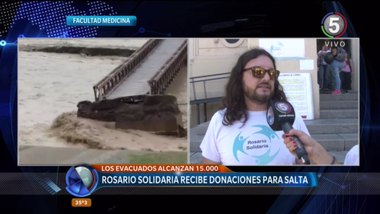 Reciben donaciones para ayudar a los afectados por las inundaciones en Salta