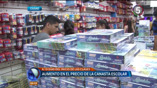 Canasta escolar con algo de aumento: la compra básica ronda los 1500 pesos