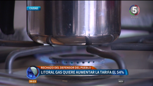 Litoral Gas pide un aumento de tarifa del 54 por ciento