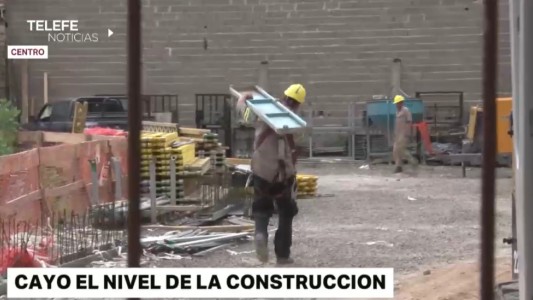 La construcción cayó casi un 16 por ciento interanual