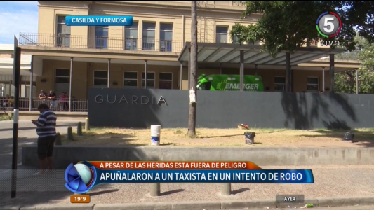 Falsos pasajeros apuñalaron a un taxista para robarle