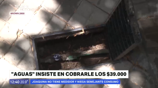 Recibió una factura de agua por 39 mil pesos y no tiene medidor