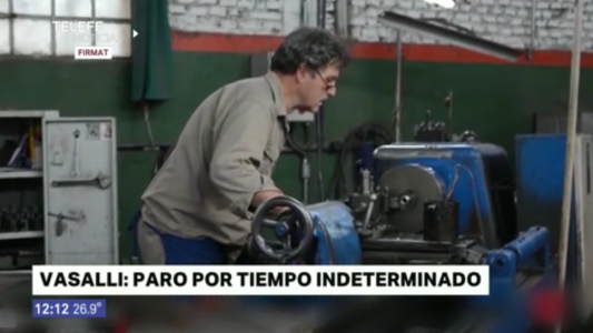 Conflicto en Vassalli: los trabajadores volvieron al paro