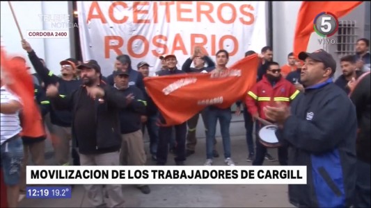Despidos en Cargill: movilización de los trabajadores aceiteros
