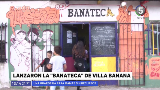 Lanzaron la "Banateca": biblioteca, guardería y una ayuda para las mamás de Villa Banana