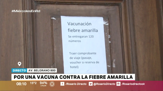 Largas colas por una vacuna contra la fiebre amarilla