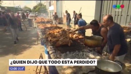 Vecinos organizaron una pollada para ayudar a una familia que perdió todo en un incendio