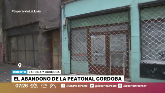 Comerciantes y vecinos denuncian abandono de la peatonal Córdoba