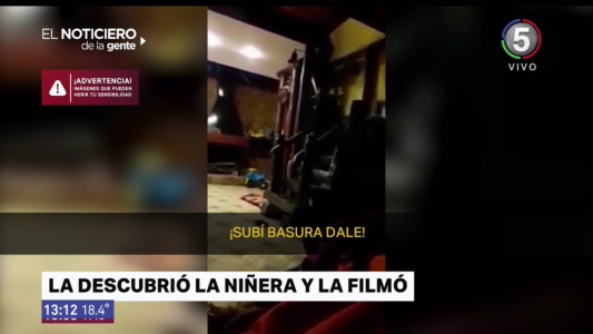 Grabaron a una mujer agrediendo a su pequeño hijo y fue detenida