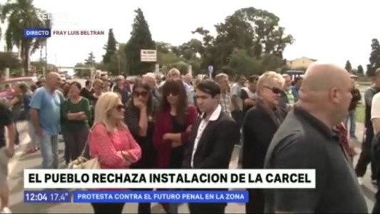 Fray Luis Beltrán: el pueblo rechaza la instalación de una cárcel