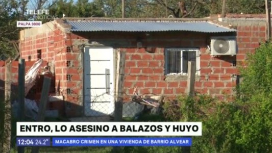 Barrio Alvear: asesinaron a un hombre de un disparo en el interior de su casa