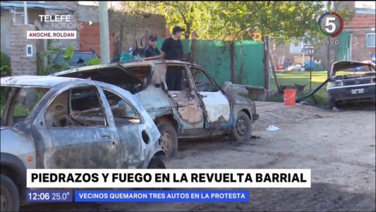 Rebelión vecinal por un homicidio en Roldán