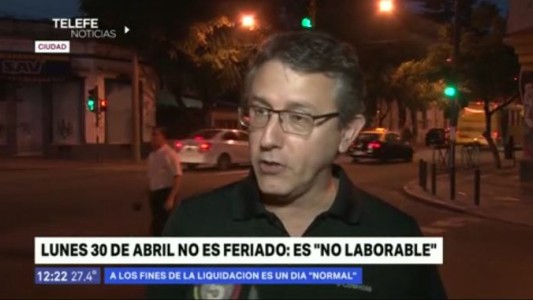 El lunes 30 de abril será "no laborable"