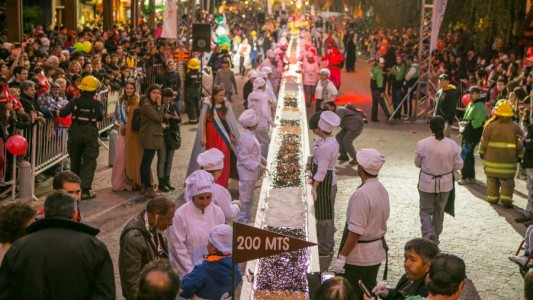 En Bariloche están preparando la barra de chocolate más grande del mundo
