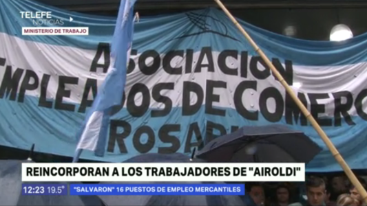 Conciliación voluntaria en Airoldi: reincorporan a los 16 trabajadores