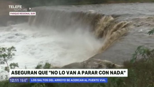 Arroyo Saladillo: continúa el desprendimiento de la barranca