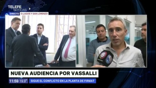 Audiencia por Vassalli: continúa el conflicto y la toma de la planta
