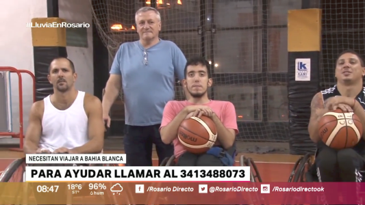 El básquet necesita viajar: el equipo rosarino en silla de ruedas busca fondos