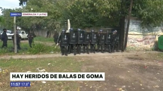 República de la Sexta: desalojo y tensión por el comienzo de las obras