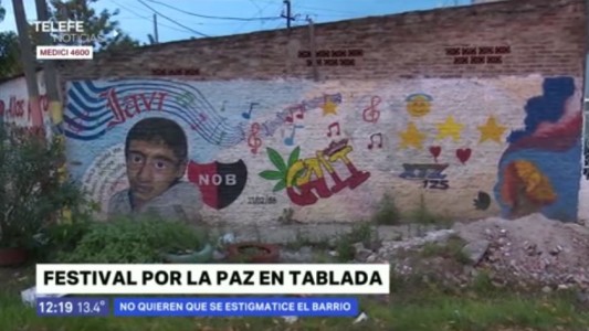 La Tablada: se realizó un festival por la paz