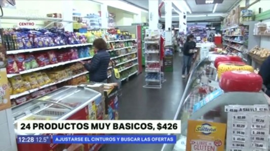 Inflación en las góndolas: 24 productos básicos ronda los $ 426